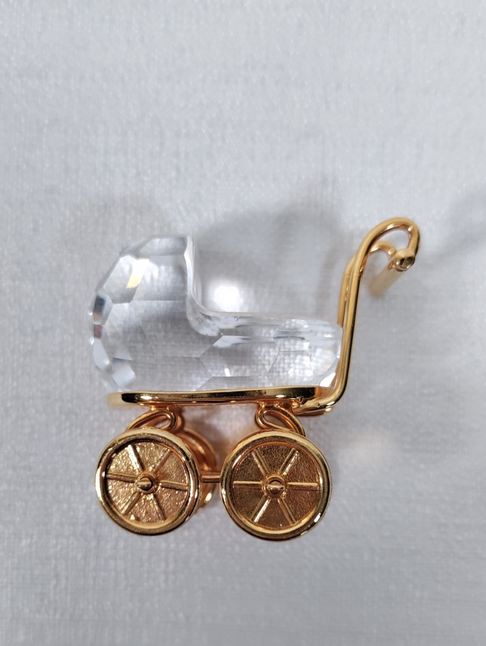 H400 Swarovski Crystal mini Baby Carriage